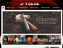 Tablet Screenshot of jyaa.org